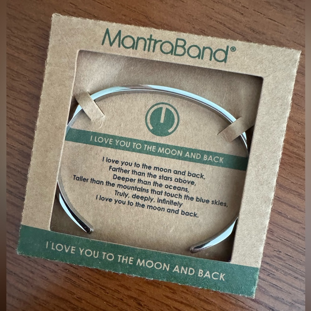 MantraBand Inspirational Silver Bracelet